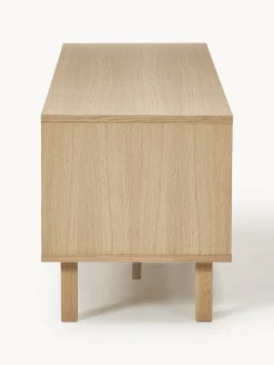 Mobile TV con frontali in rattan Echo