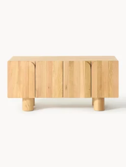 Mobile TV in legno di quercia Cadi