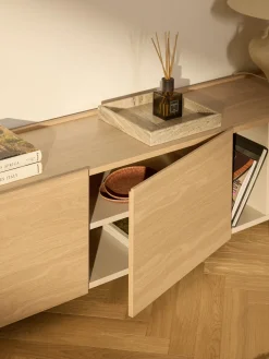 Mobile TV in legno Larsen