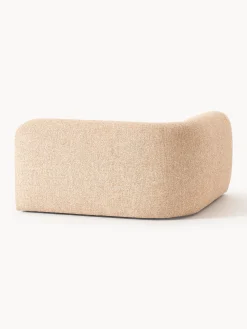 Modulo angolare arrotondato in bouclé Wolke