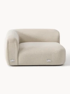 Modulo angolare arrotondato in bouclé Wolke
