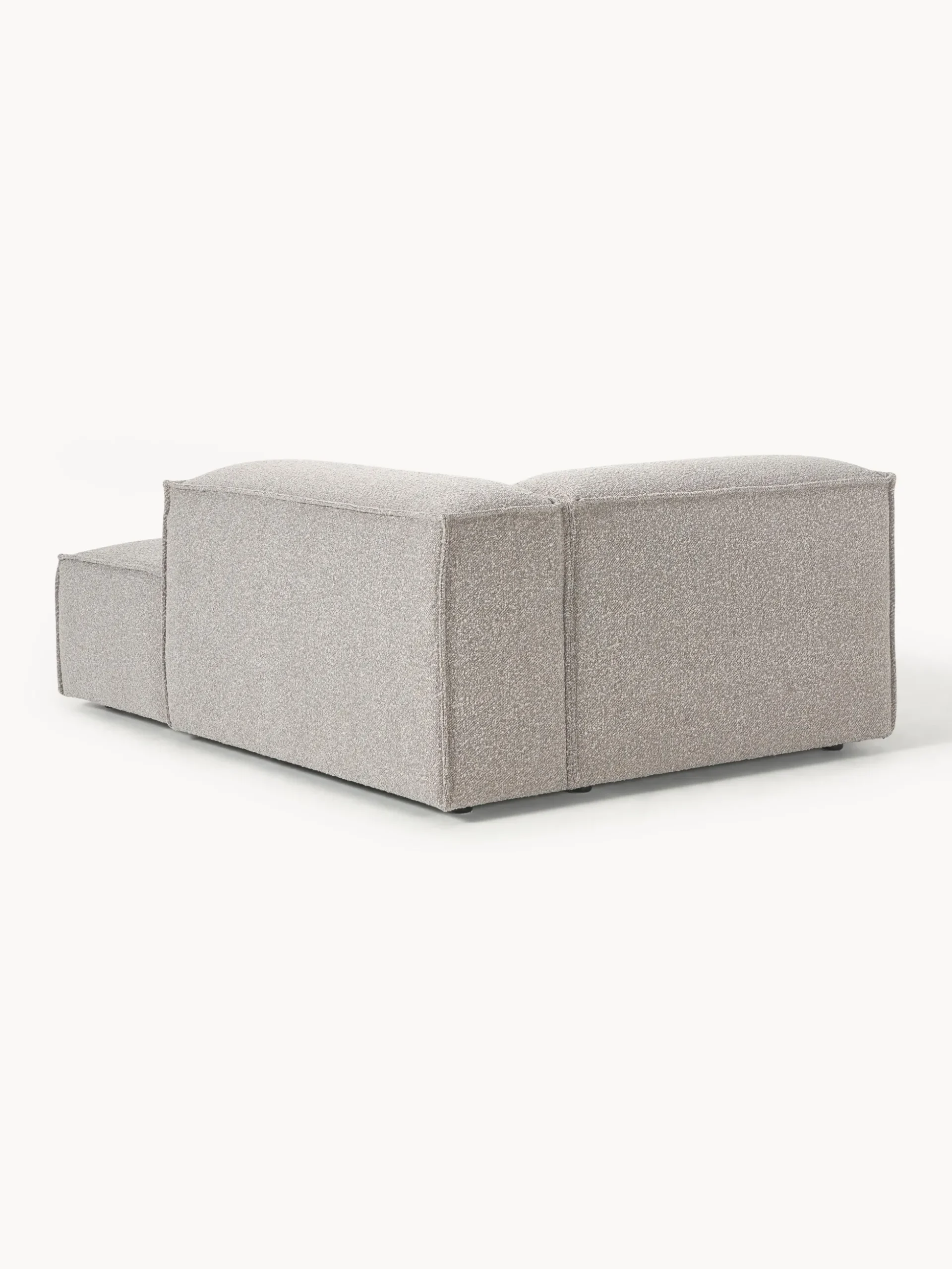 Modulo angolare chaise lounge in bouclé Lennon