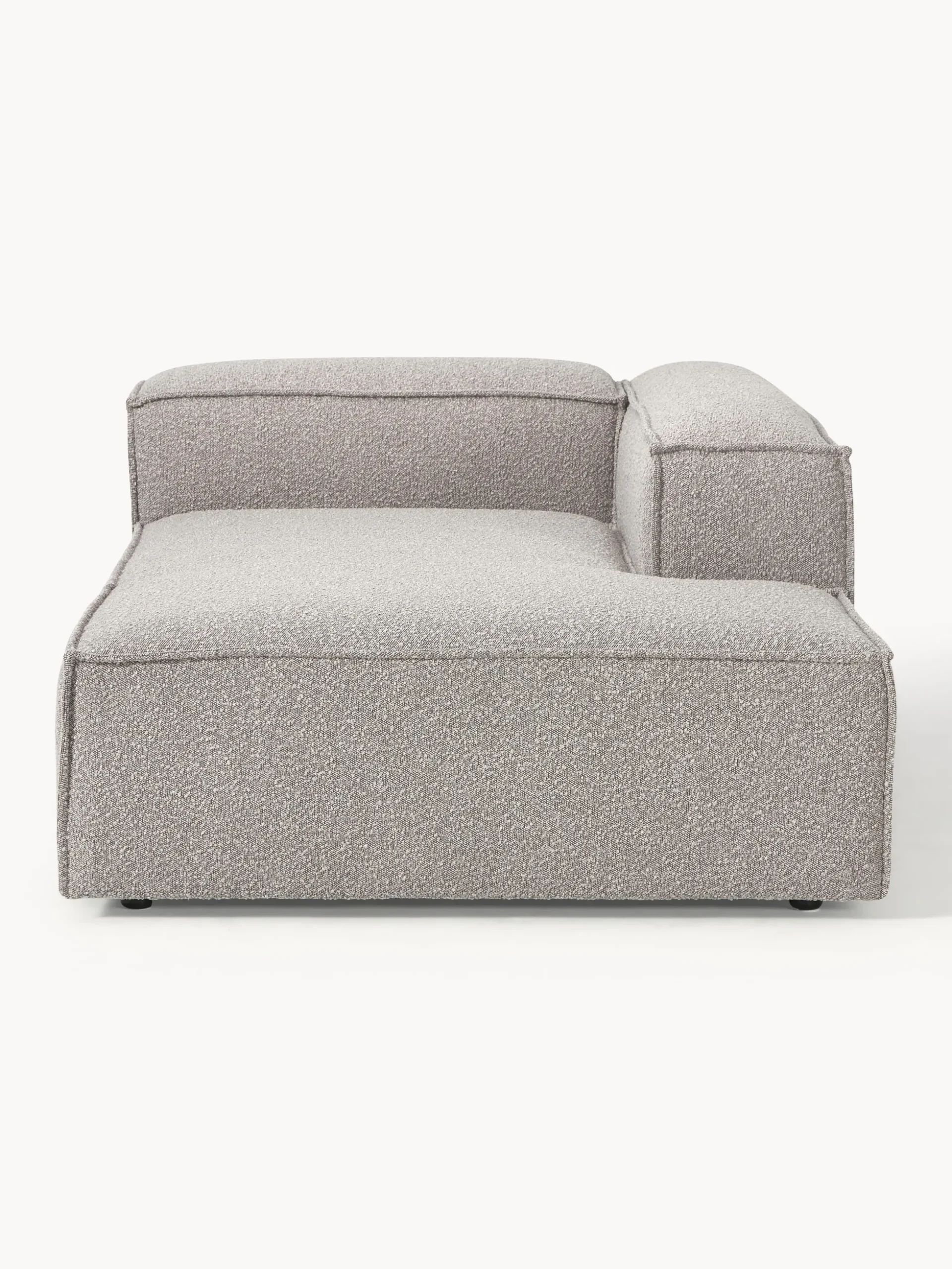 Modulo angolare chaise lounge in bouclé Lennon