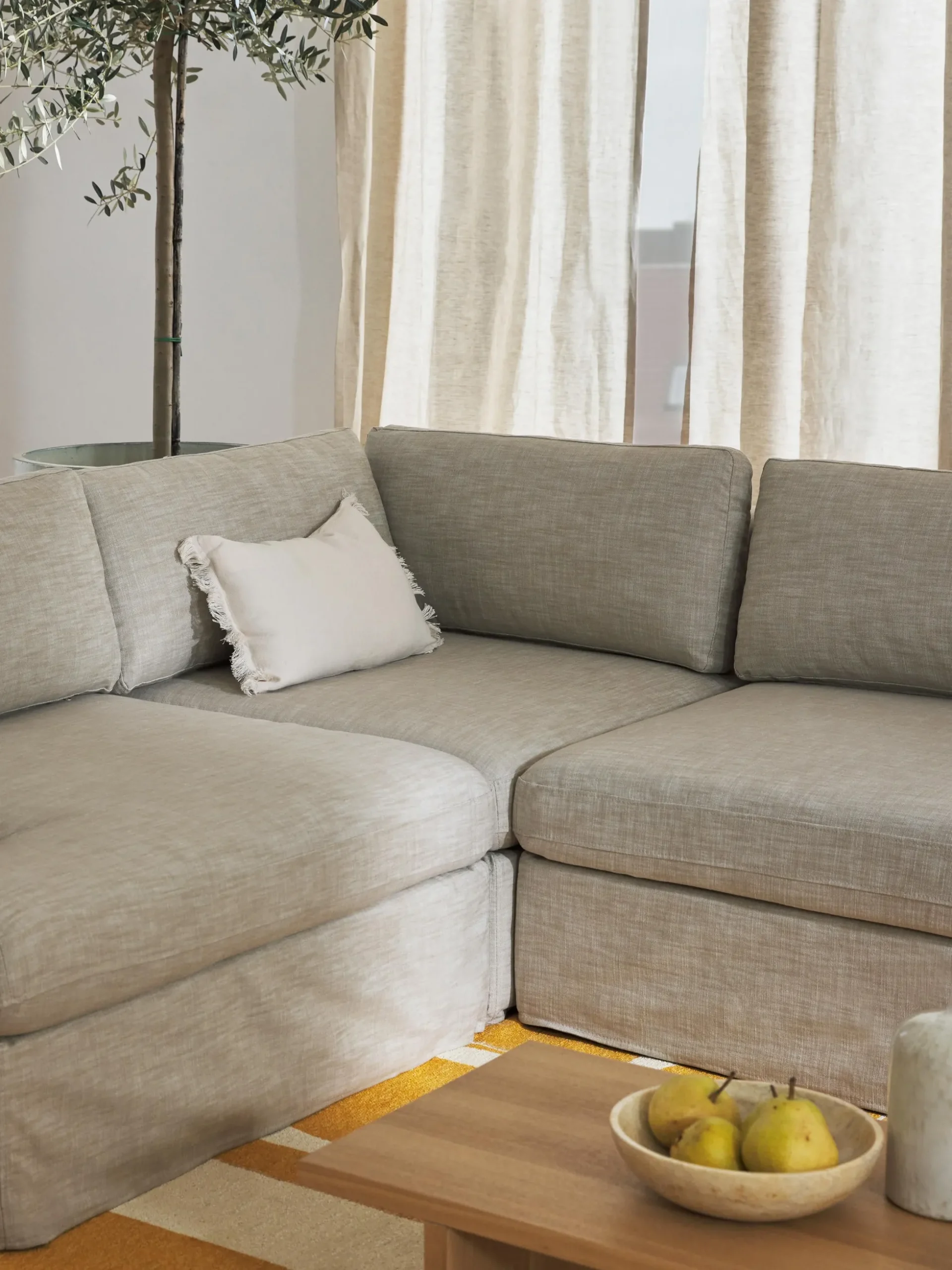 Modulo angolare con rivestimento sfoderabile Russell