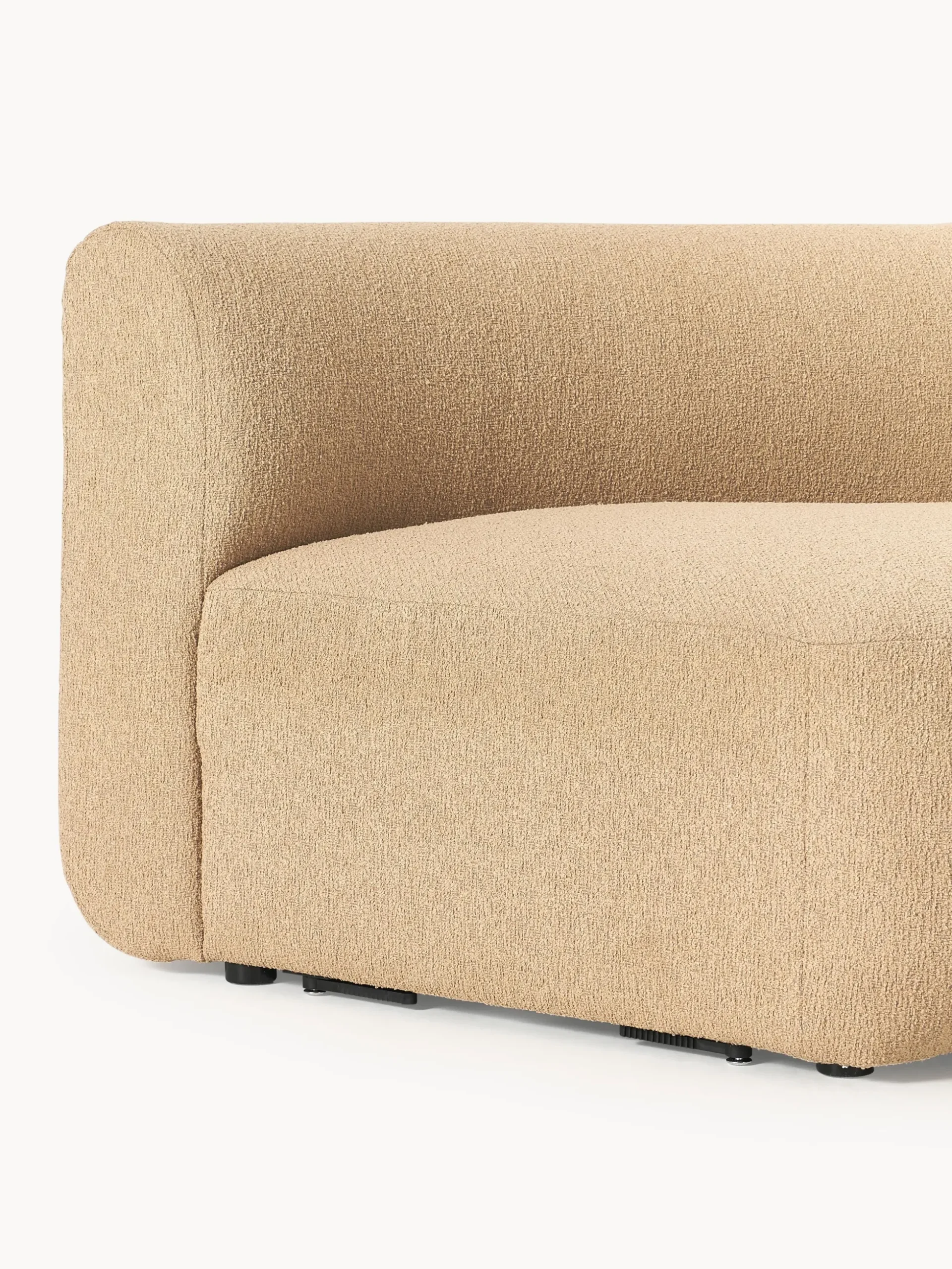 Modulo angolare curvo in bouclé Sofia