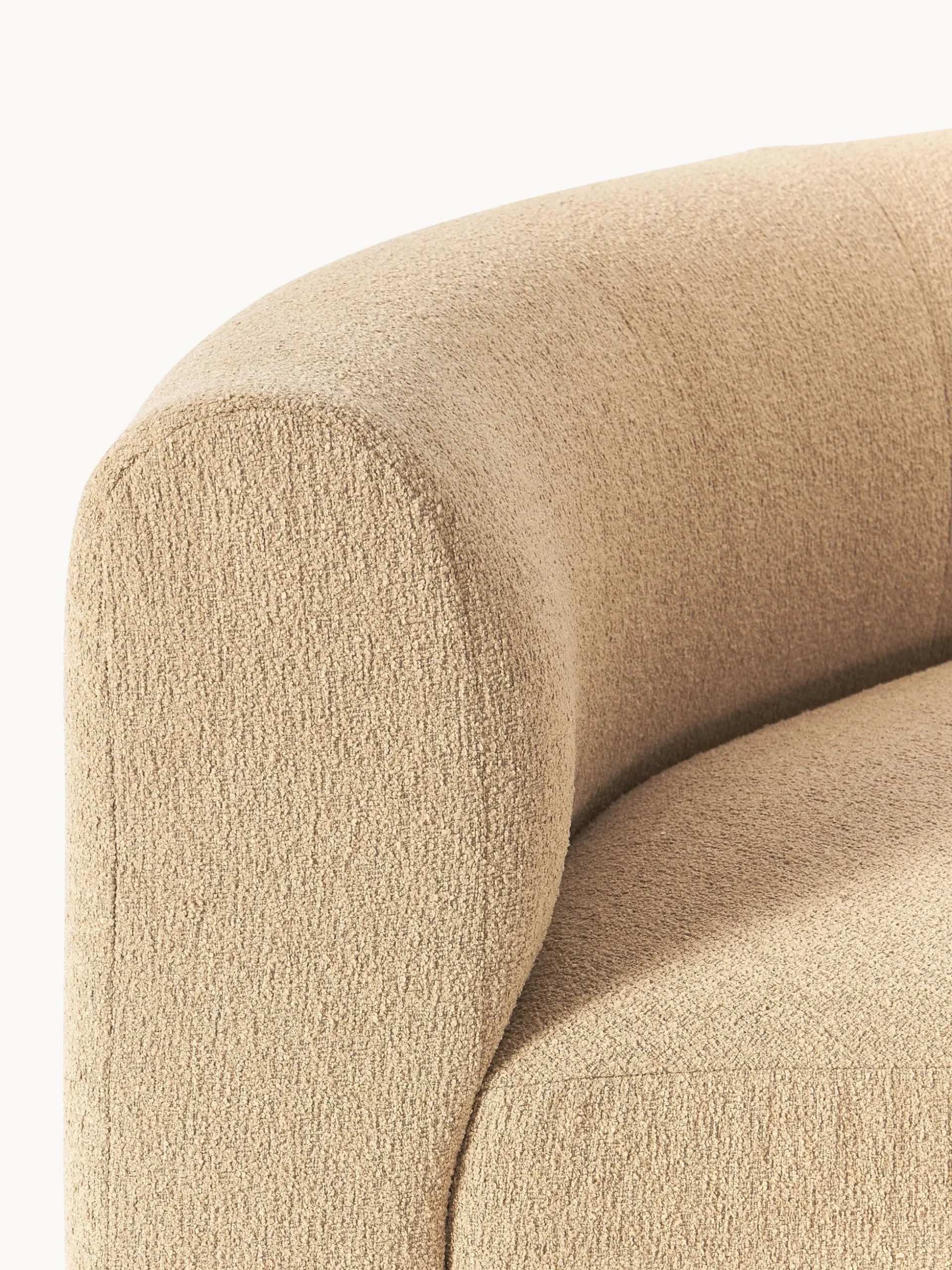 Modulo angolare curvo in bouclé Sofia