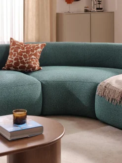 Modulo angolare curvo in bouclé Sofia