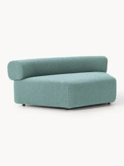 Modulo angolare curvo in bouclé Anton