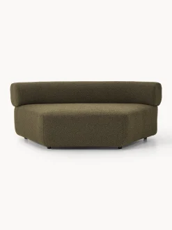 Modulo angolare curvo in bouclé Anton