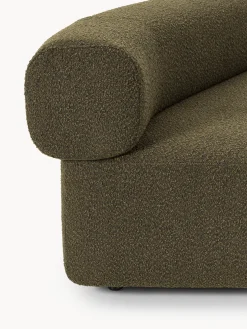 Modulo angolare curvo in bouclé Anton