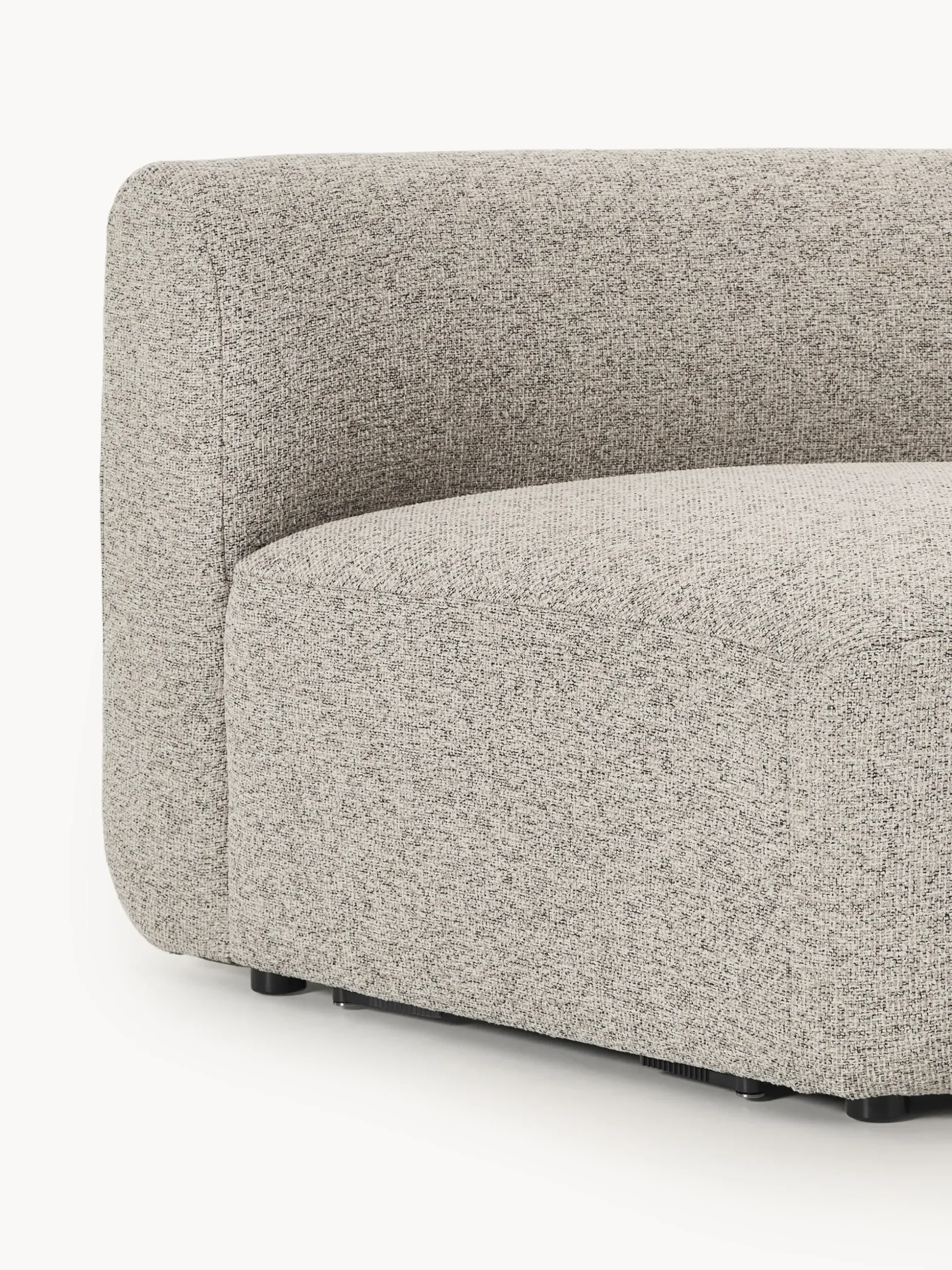 Modulo angolare curvo in bouclé Sofia