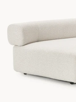 Modulo angolare curvo in bouclé Anton