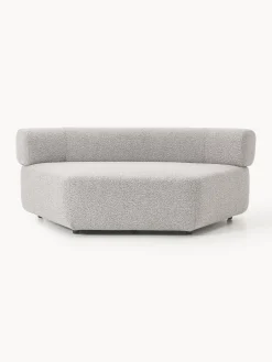 Modulo angolare curvo in bouclé Anton
