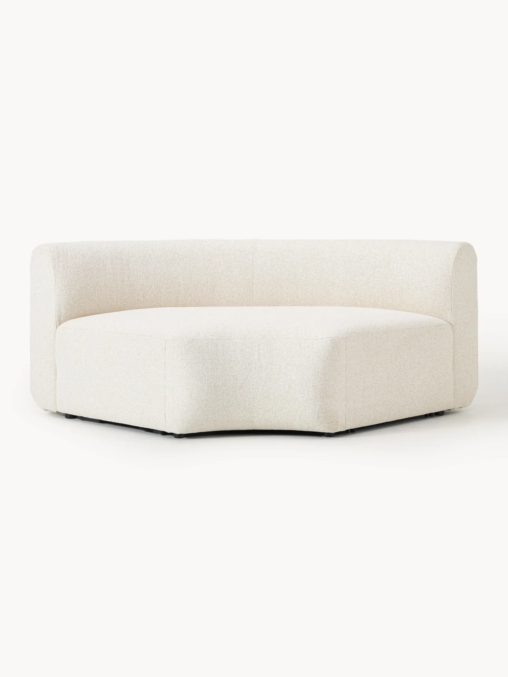Modulo angolare curvo in bouclé Sofia