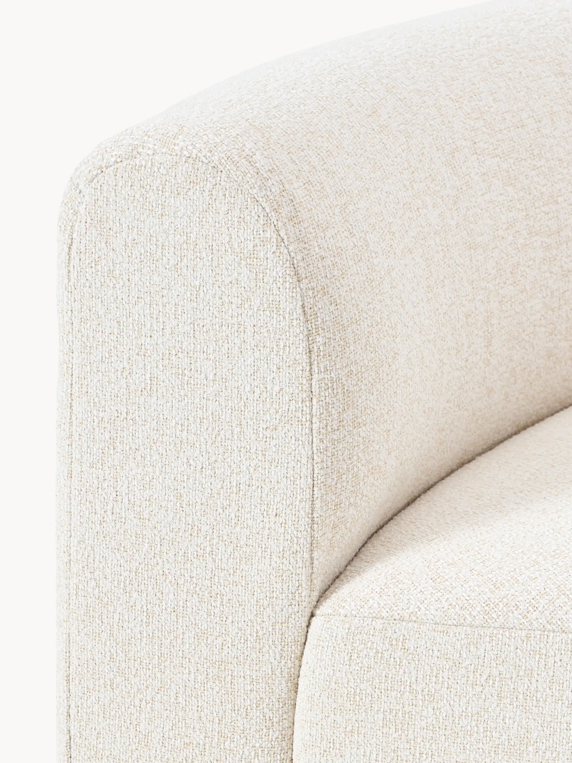 Modulo angolare curvo in bouclé Sofia