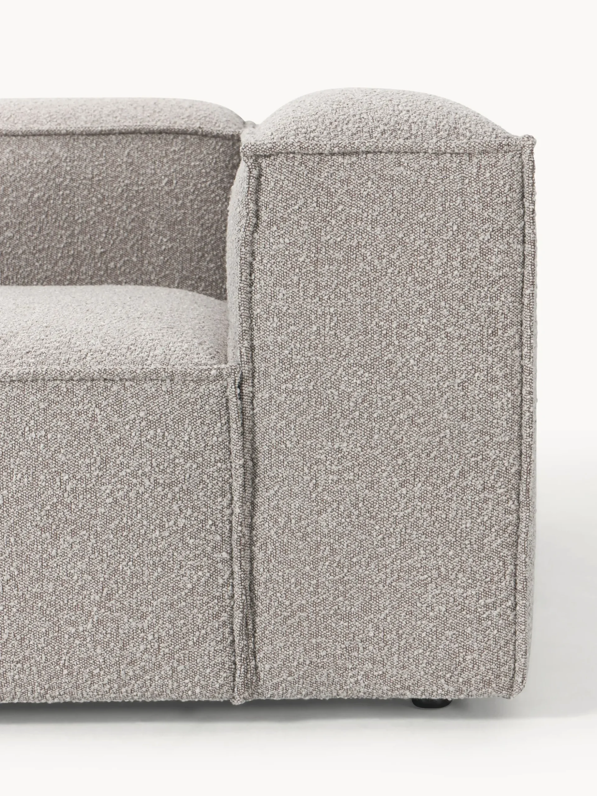 Modulo angolare in bouclé Lennon