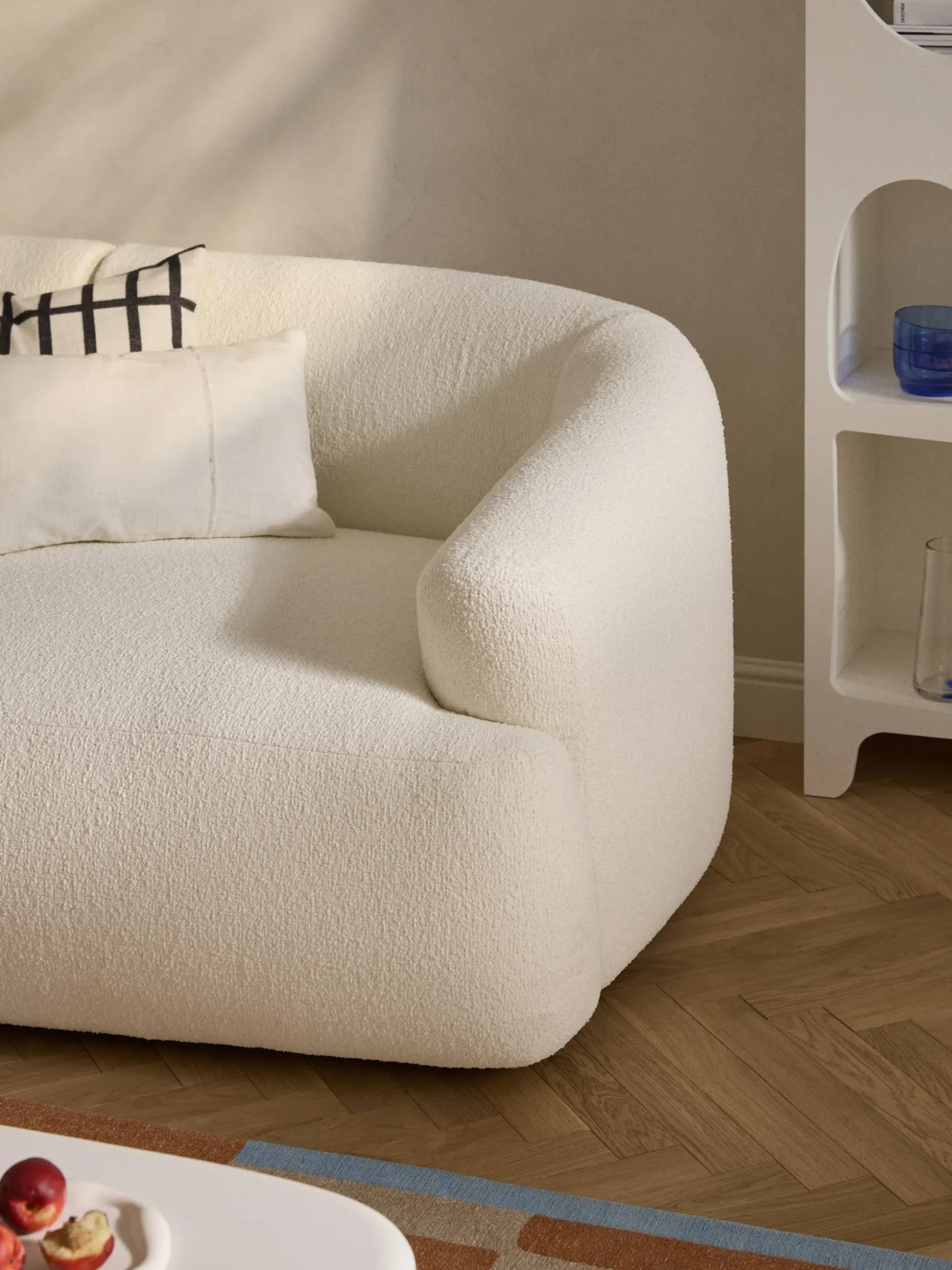 Modulo angolare in bouclé Sofia