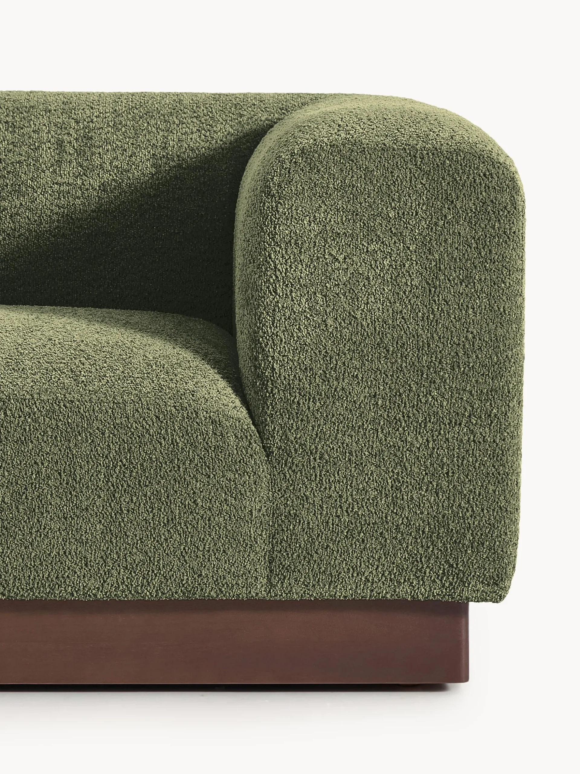 Modulo angolare in teddy bouclé Natalie