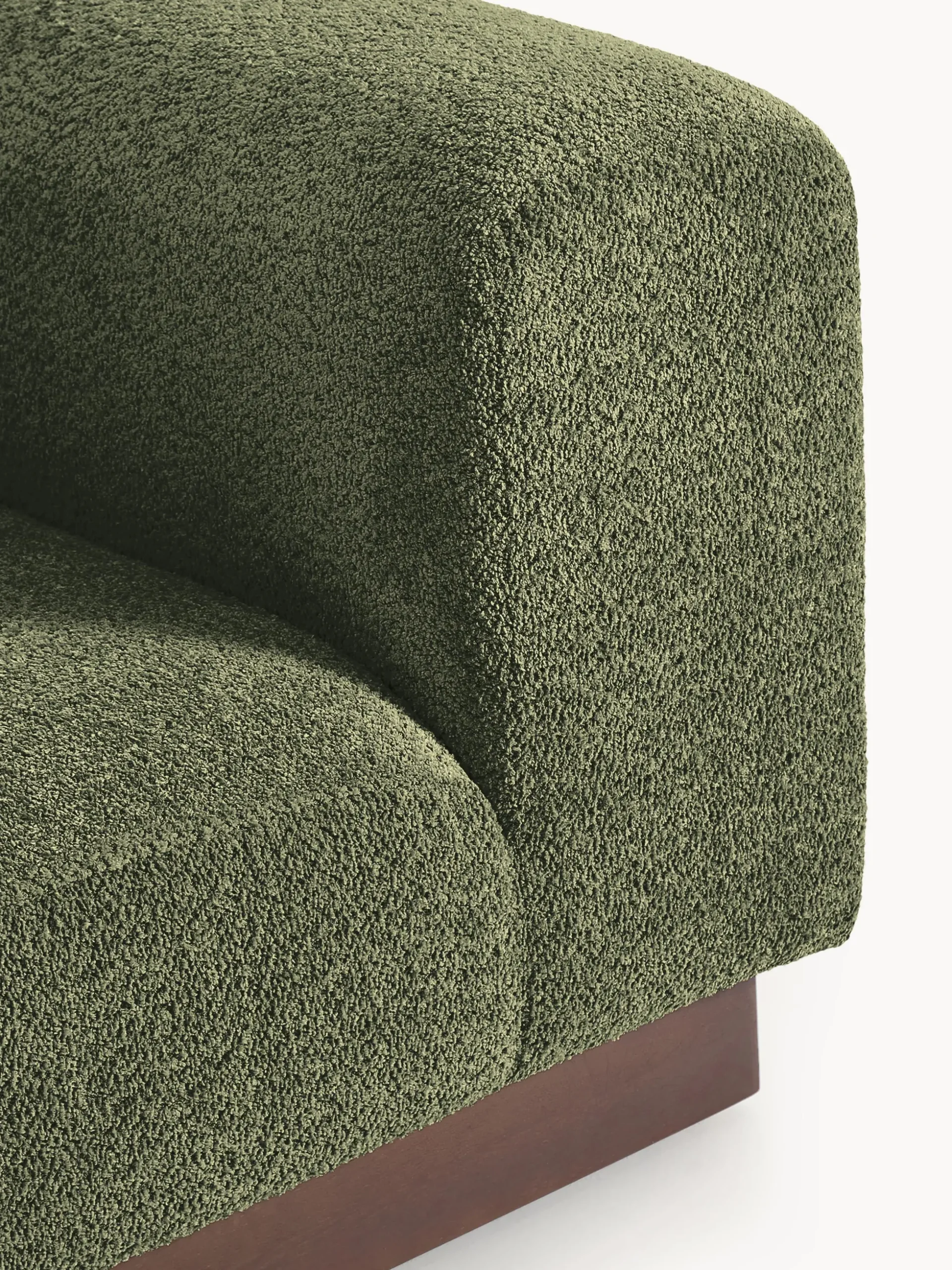 Modulo angolare in teddy bouclé Natalie