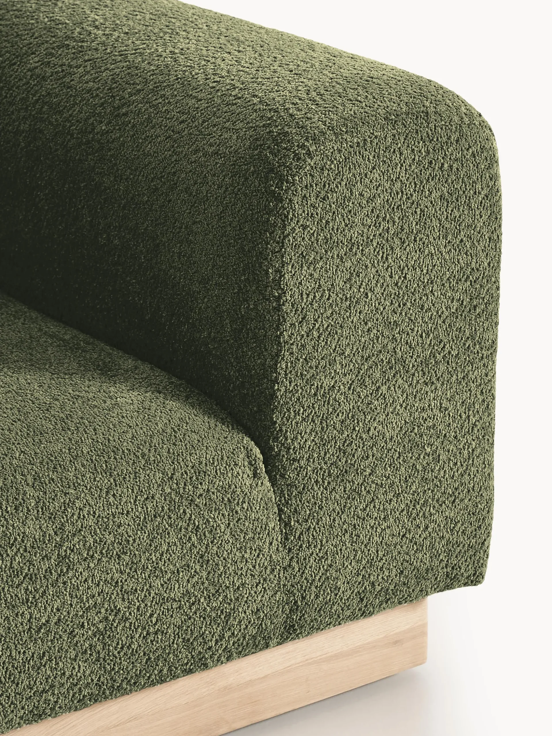Modulo angolare in teddy bouclé Natalie