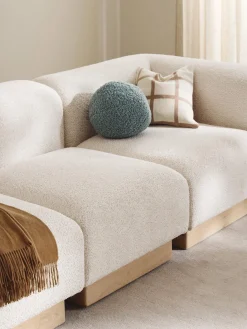 Modulo angolare in teddy bouclé Natalie