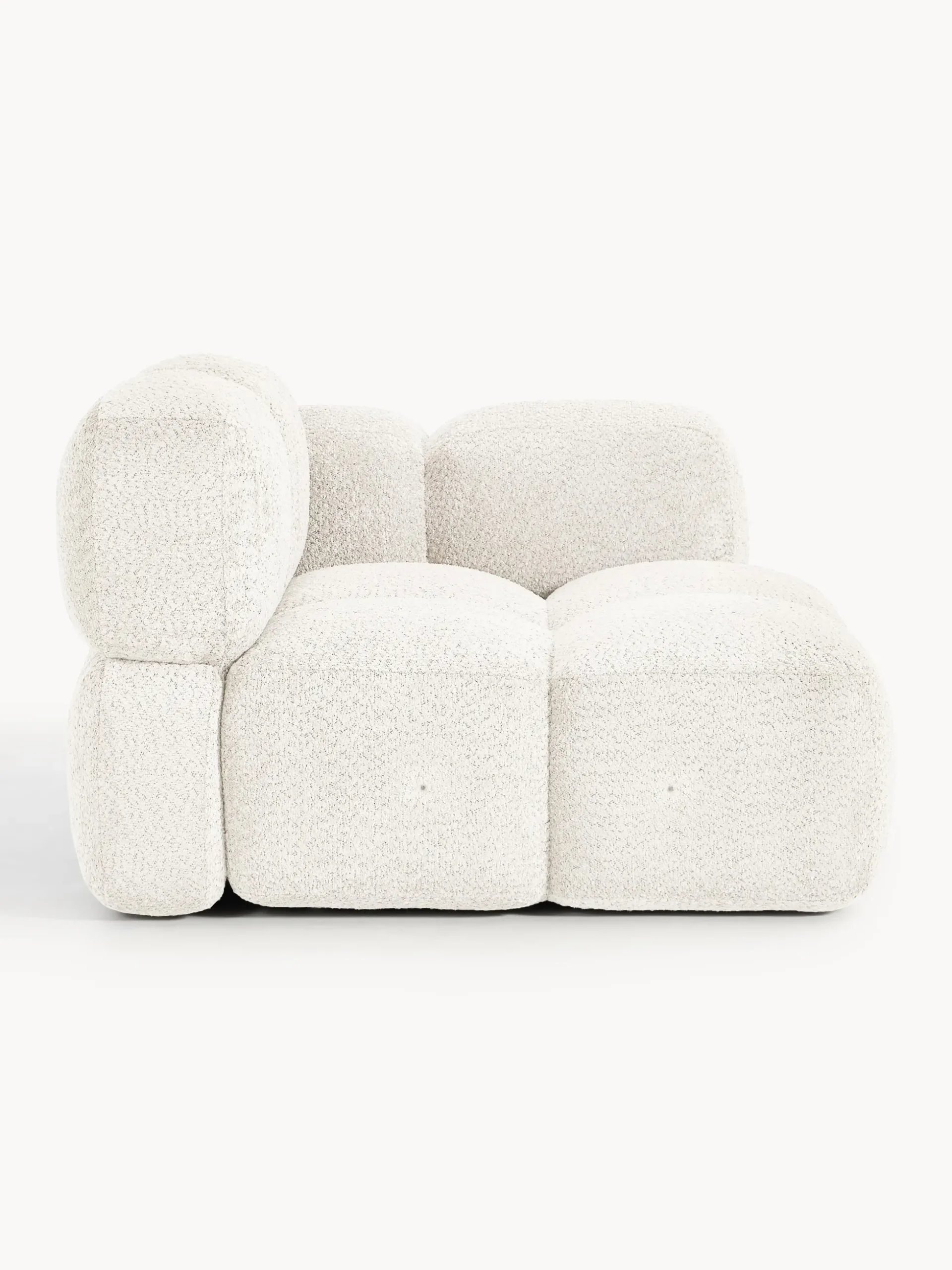 Modulo angolare in teddy-bouclé Tayla