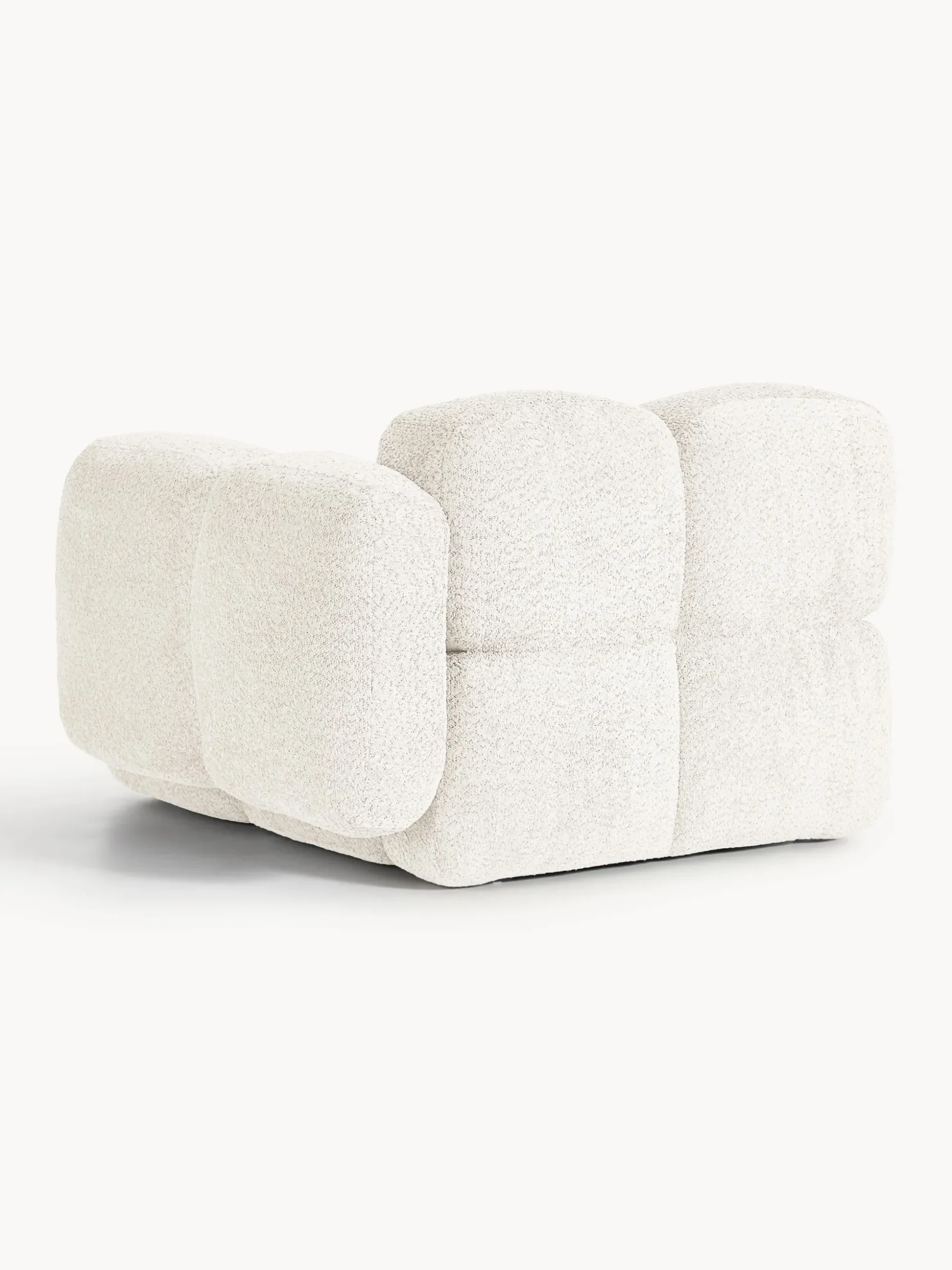 Modulo angolare in teddy-bouclé Tayla