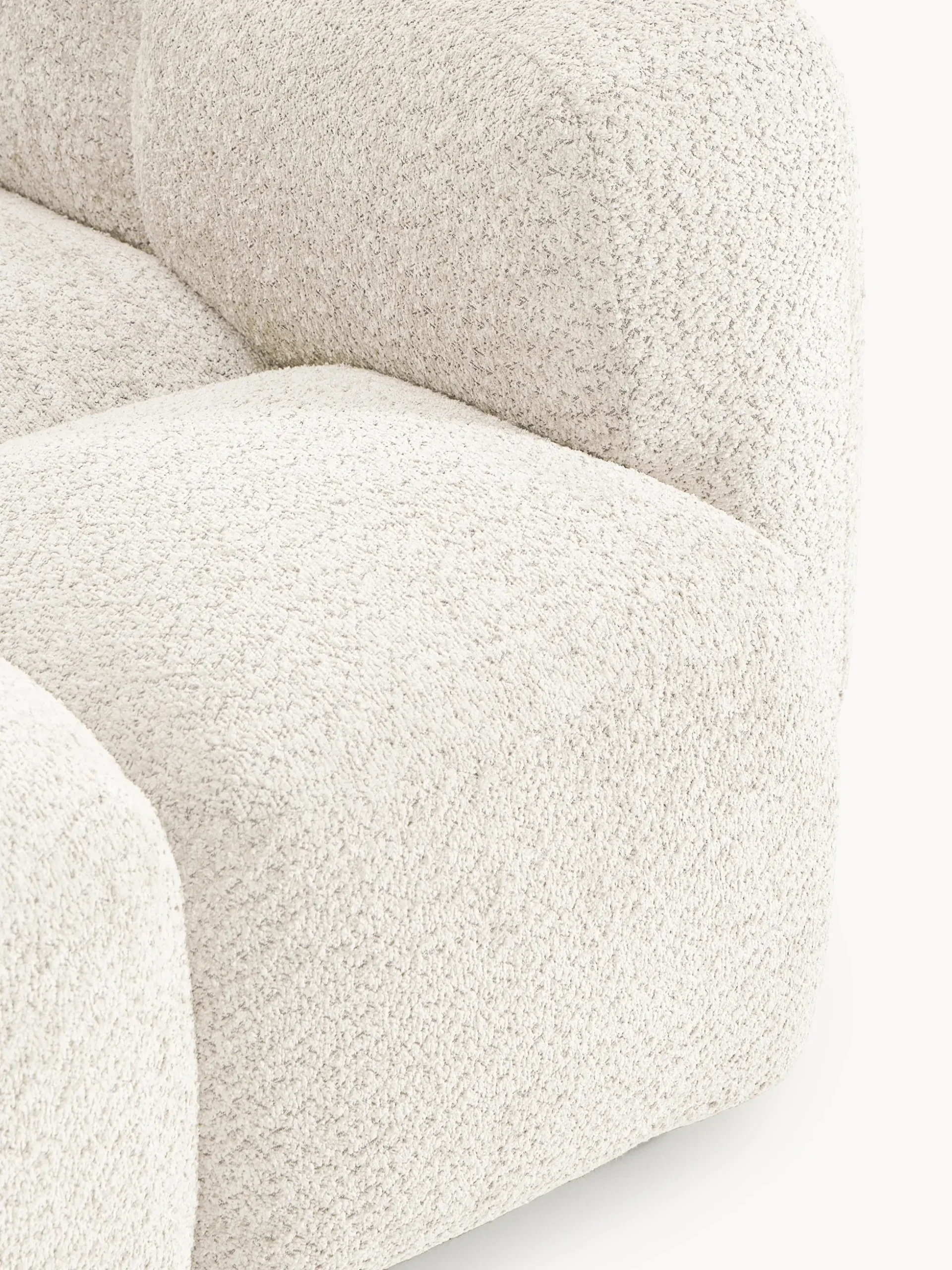 Modulo angolare in teddy-bouclé Tayla