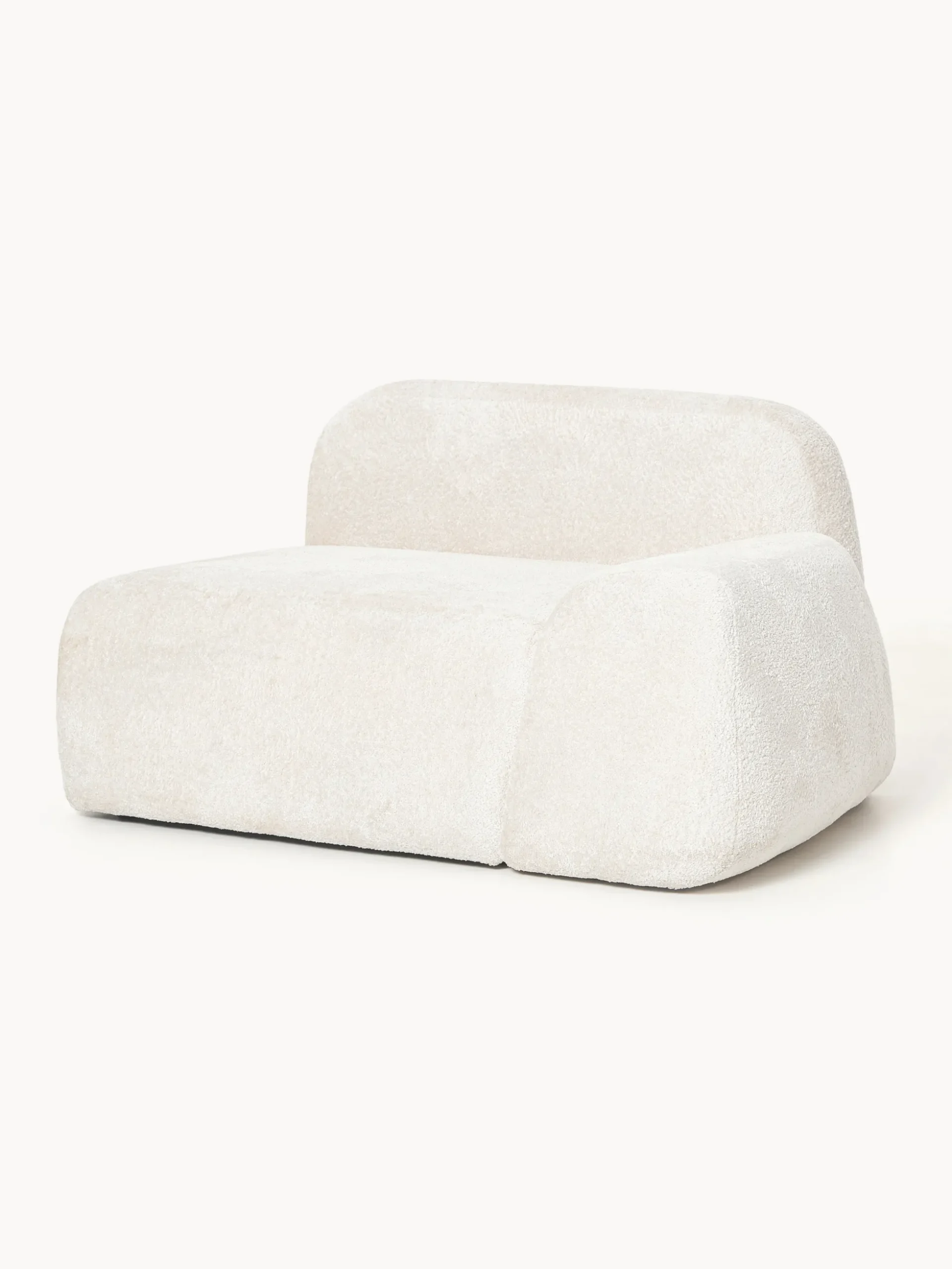 Modulo angolare in teddy-bouclé Wolke