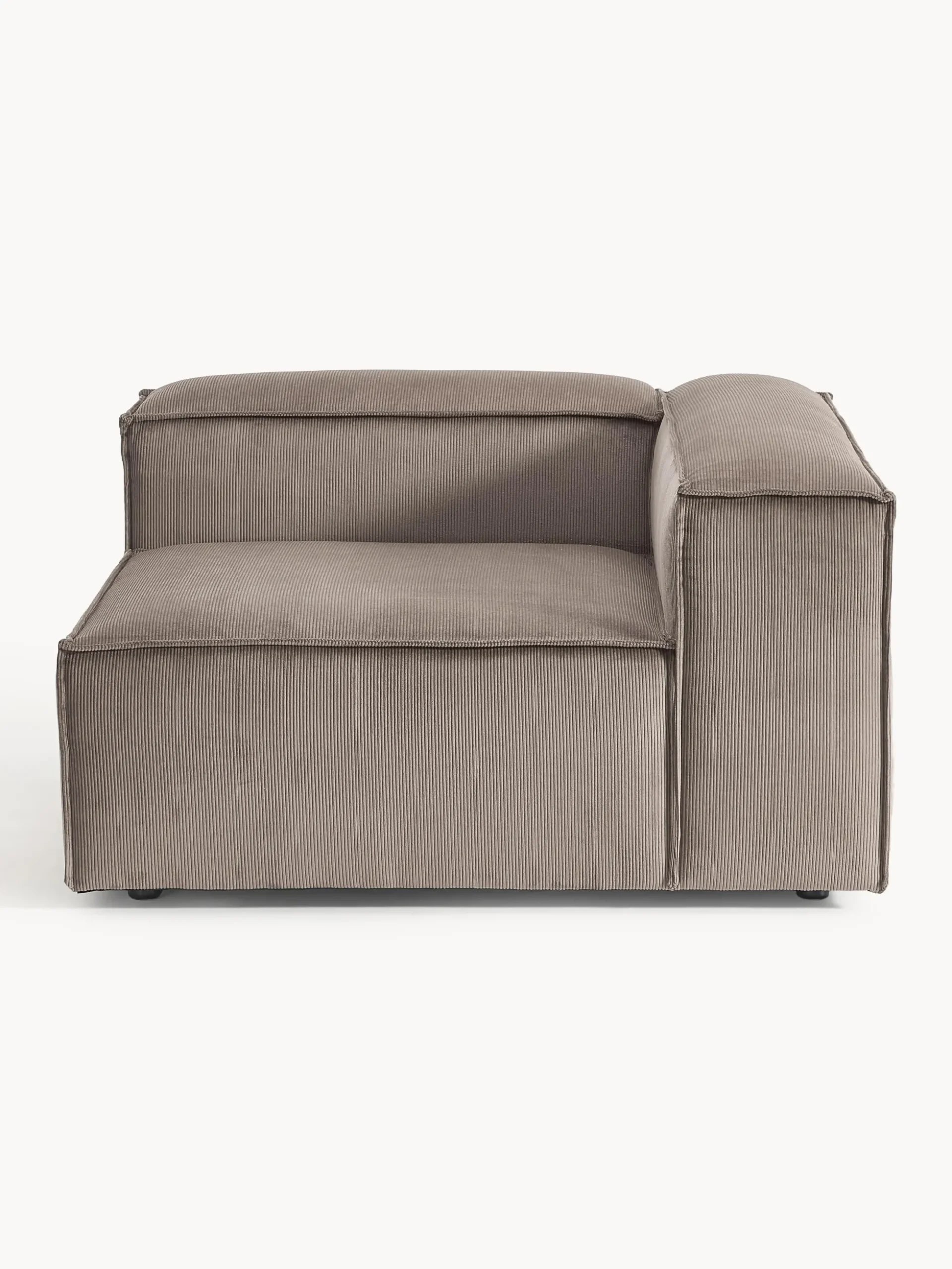 Modulo angolare in velluto a coste Lennon