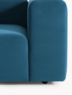 Modulo angolare in velluto Lena