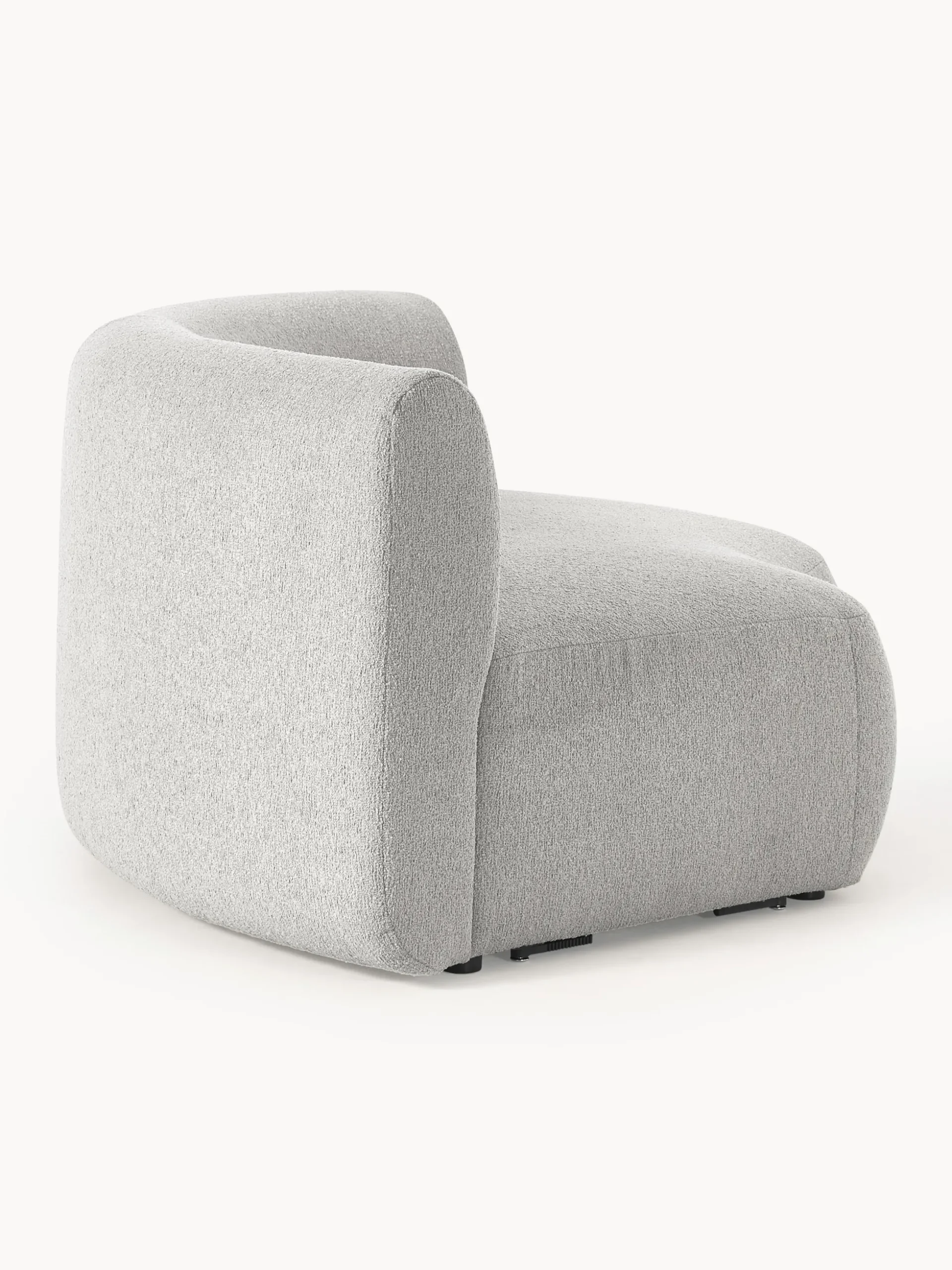 Modulo angolare rotondo in bouclé Sofia