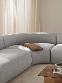 Modulo angolare rotondo in bouclé Sofia