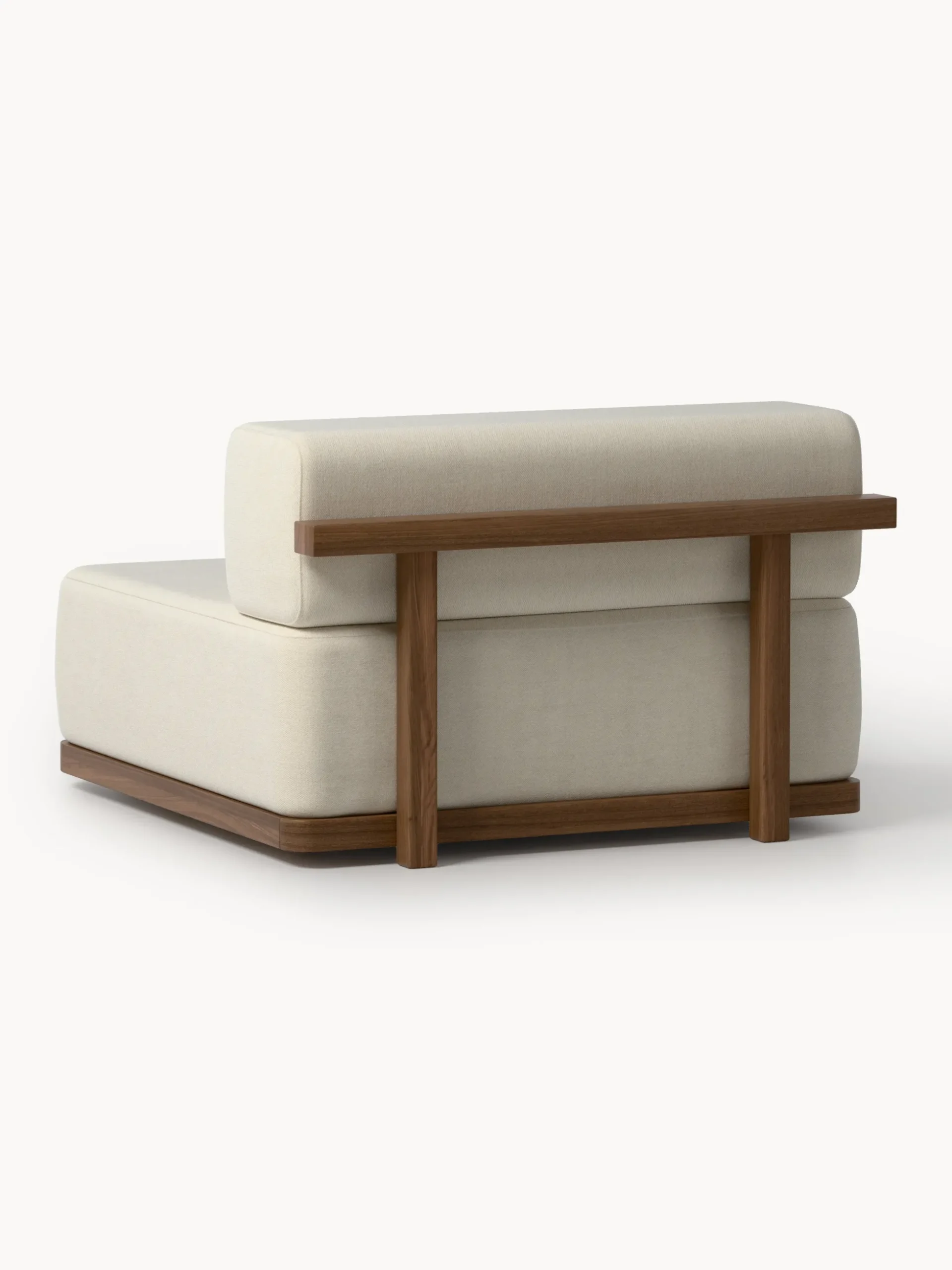 Modulo centrale da giardino in legno di acacia Matheus