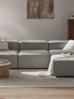 Modulo centrale in bouclé Lennon