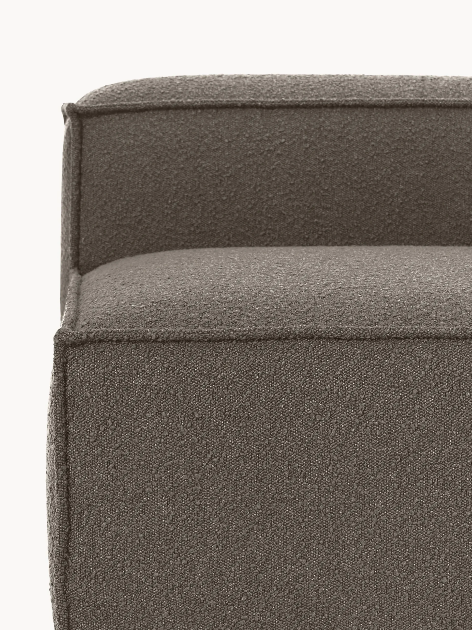 Modulo centrale in bouclé Lennon
