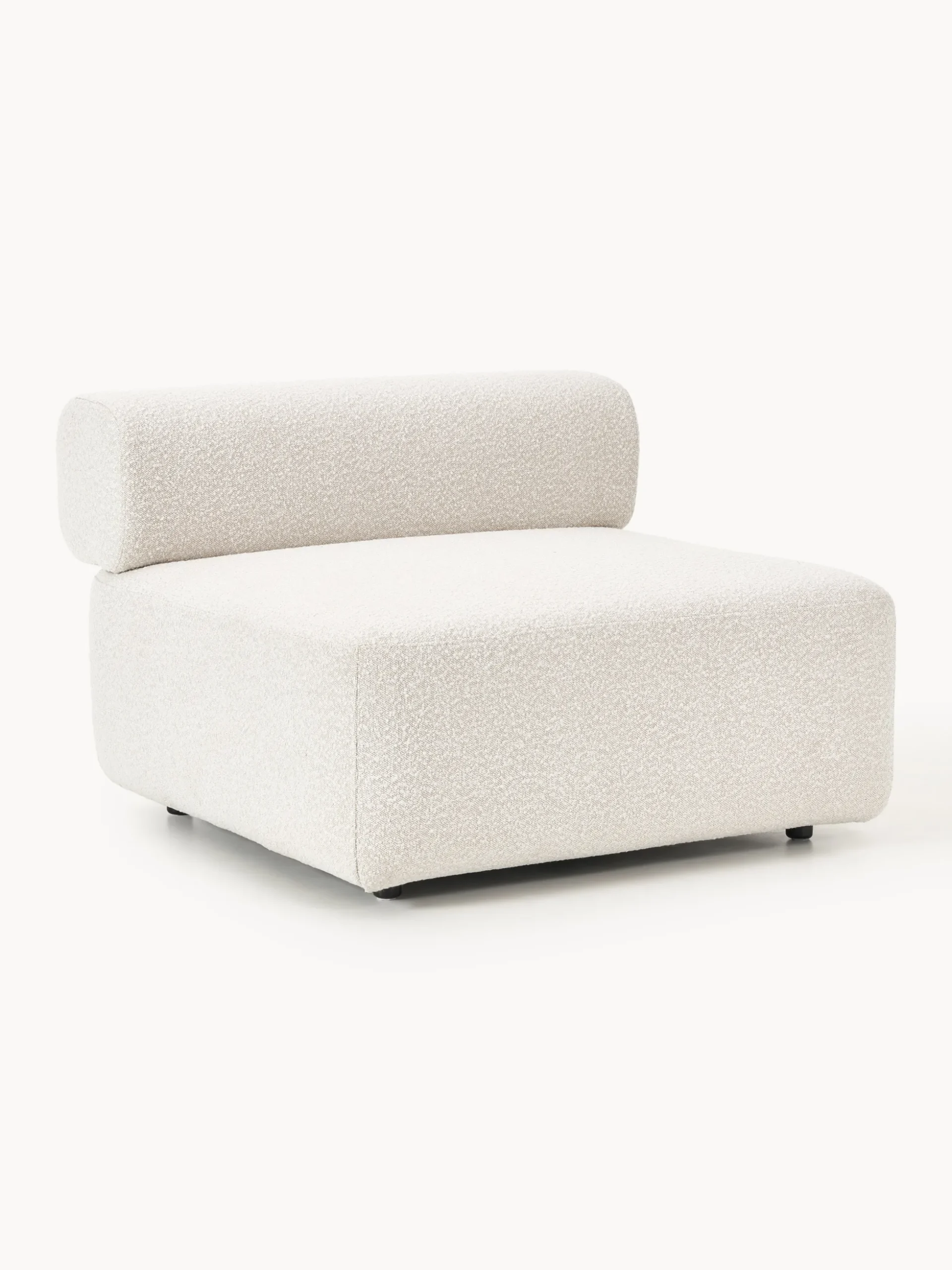 Modulo centrale in bouclé Anton