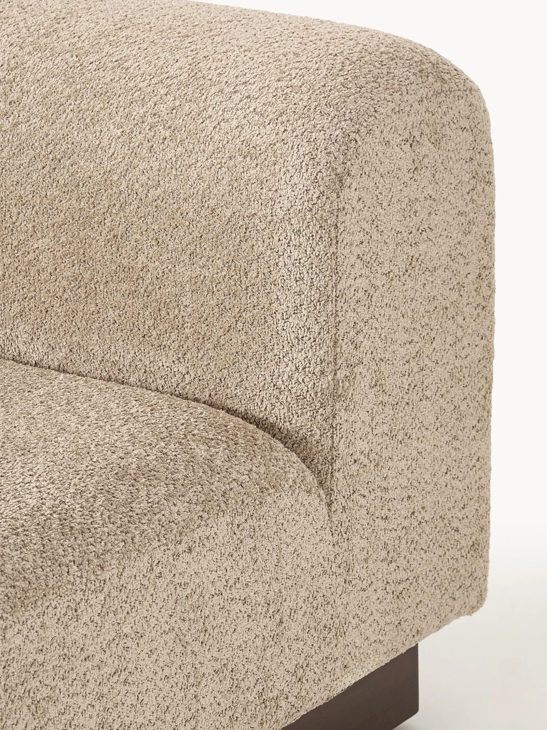 Modulo centrale in teddy bouclé Natalie