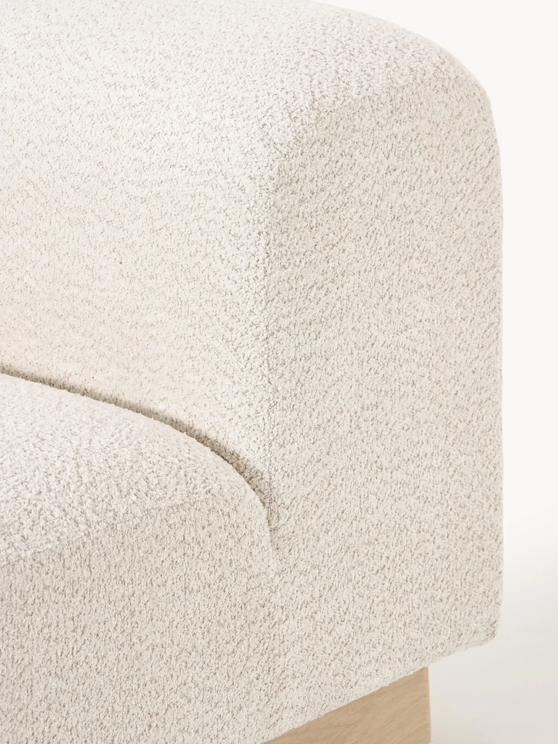 Modulo centrale in teddy bouclé Natalie
