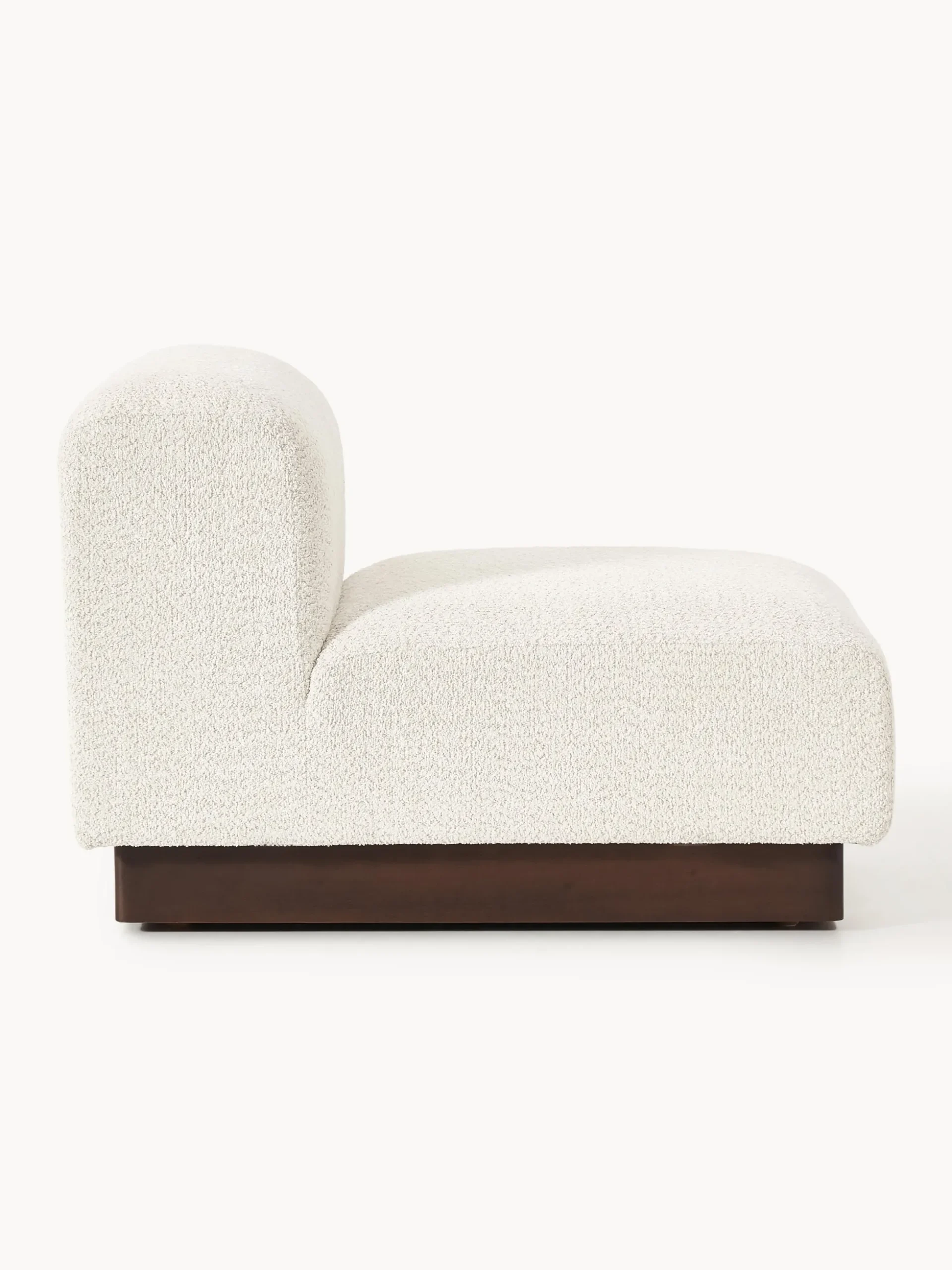 Modulo centrale in teddy bouclé Natalie