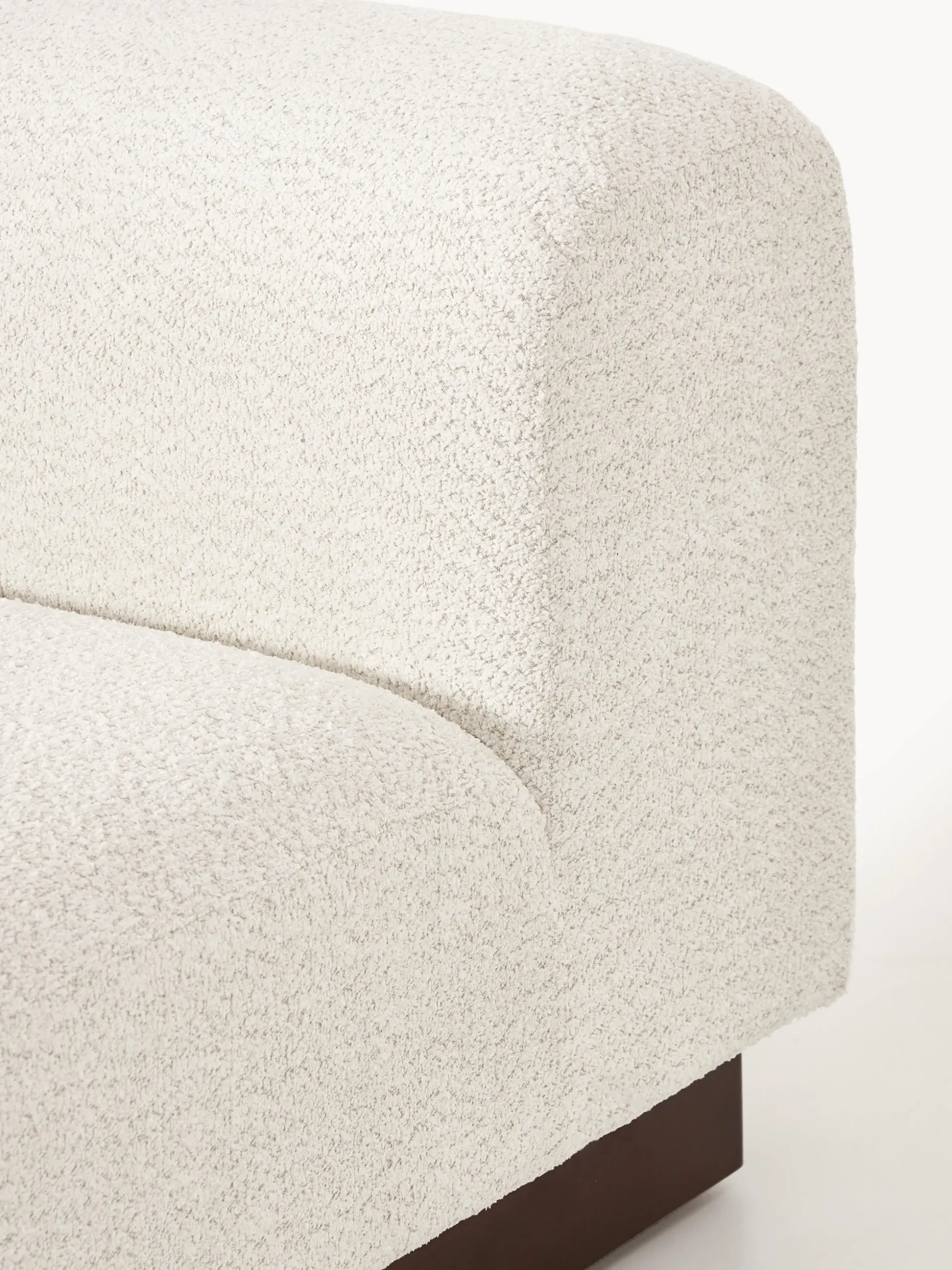 Modulo centrale in teddy bouclé Natalie