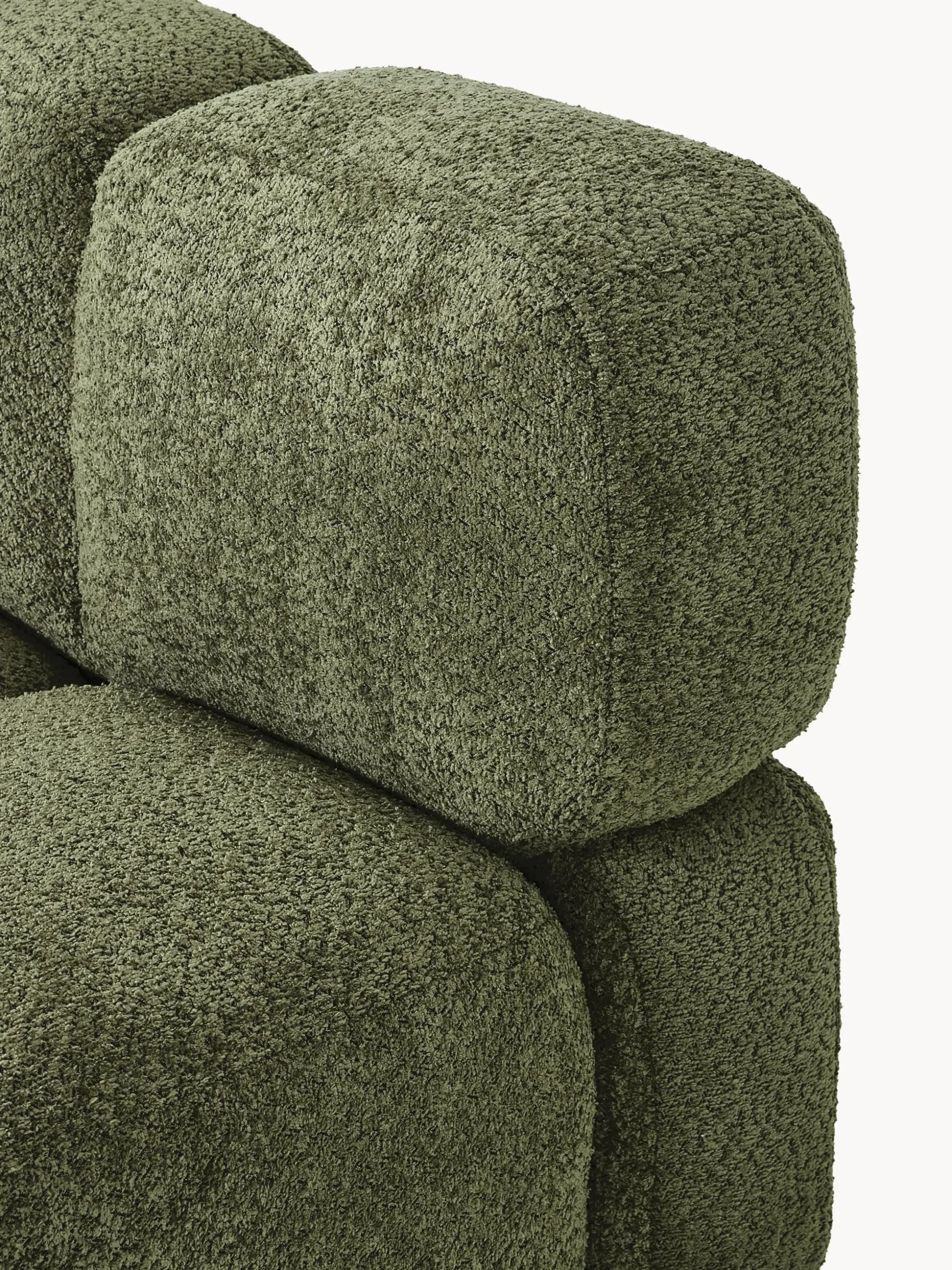Modulo centrale in teddy-bouclé Tayla