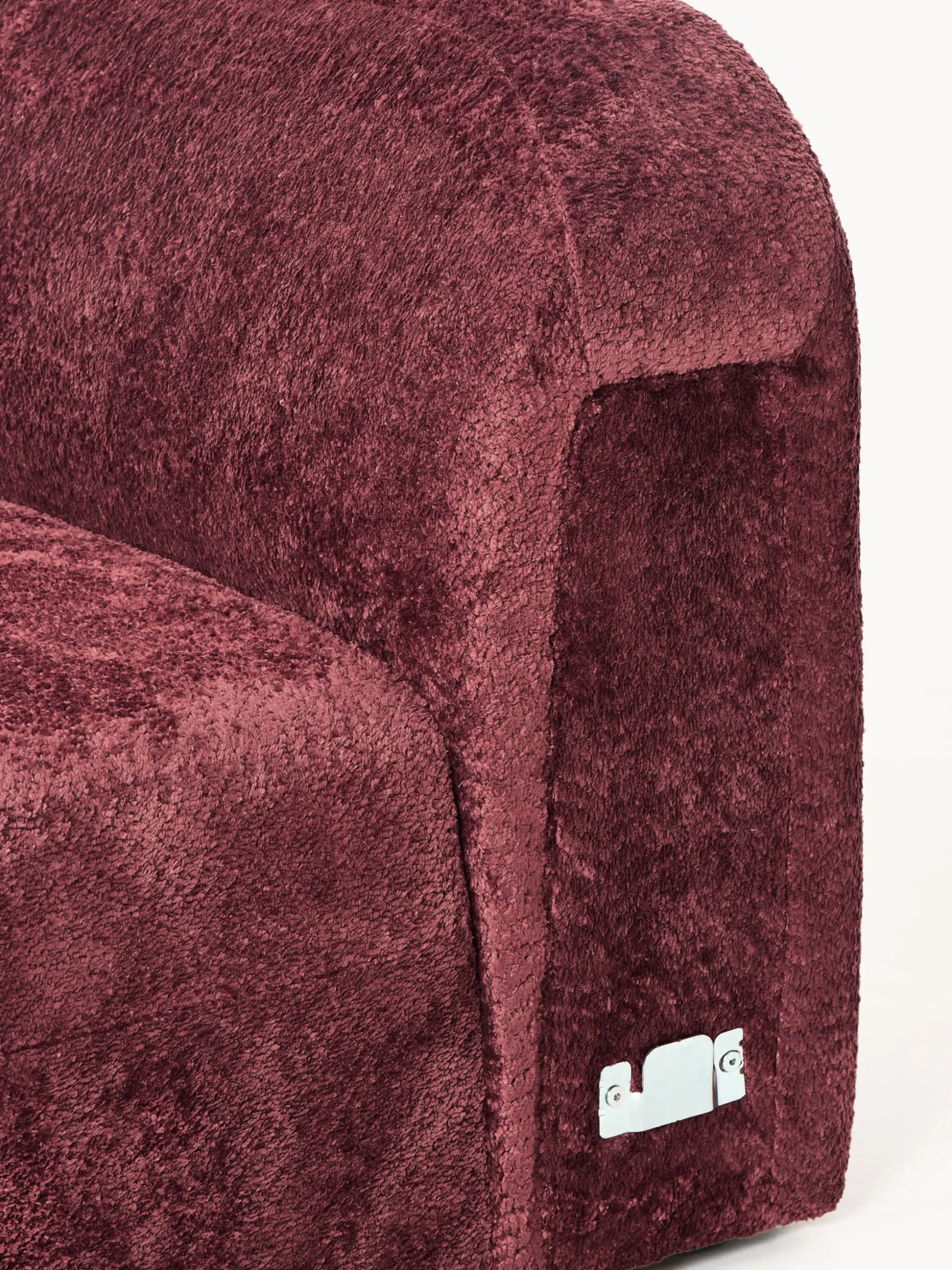 Modulo centrale in teddy-bouclé Wolke
