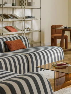 Modulo chaise longue a righe Wolke