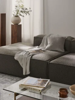 Modulo chaise lounge in bouclé Lennon