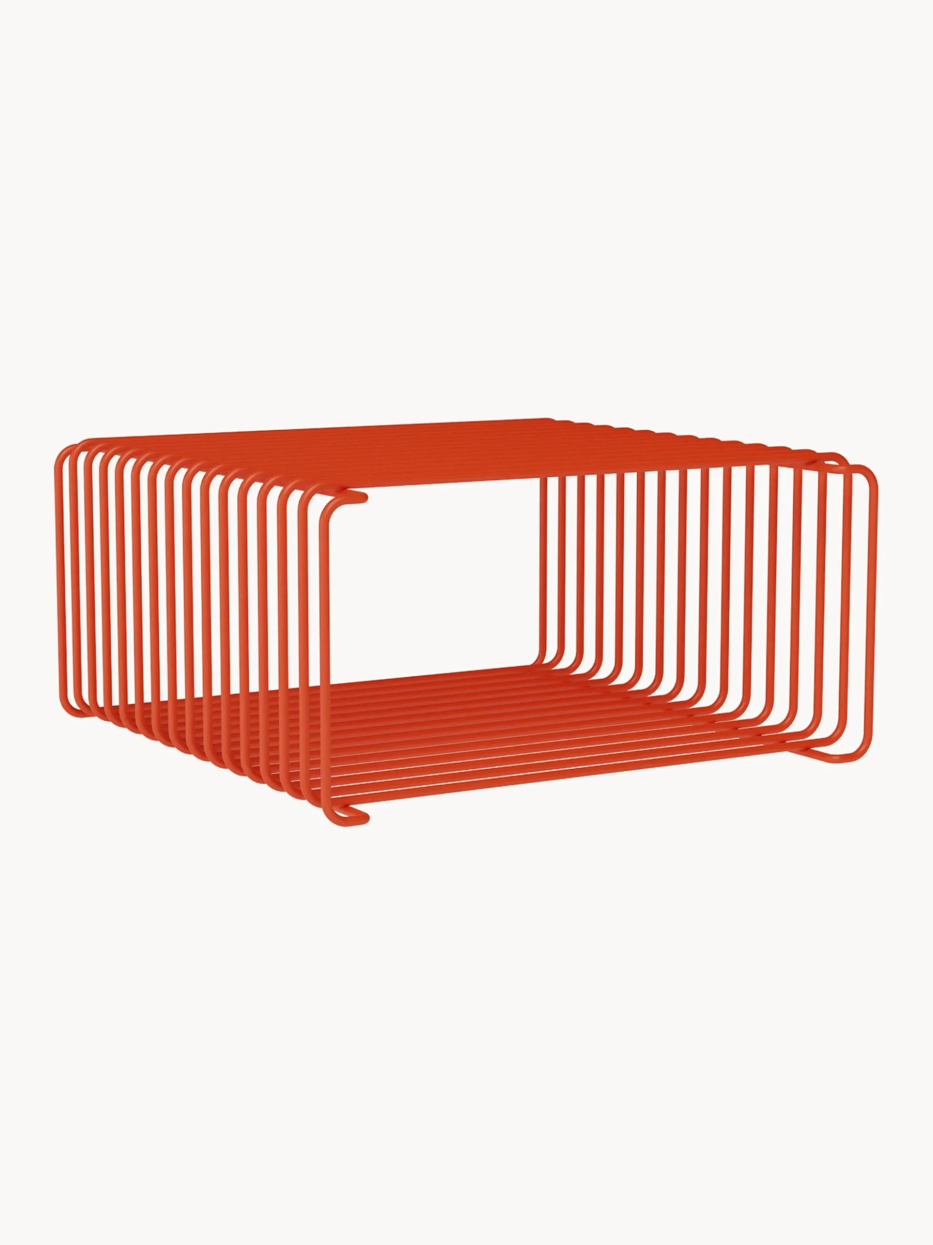 Modulo Panton Wire Single, altezza ridotta, per sistema di scaffali modulare, larg. 35 cm