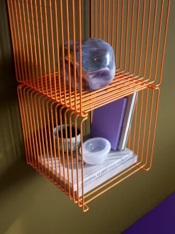 Modulo per sistema di scaffali Panton Wire Single, larg. 35 cm