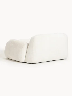 Modulo angolare chaise longue in teddy bouclé Wolke