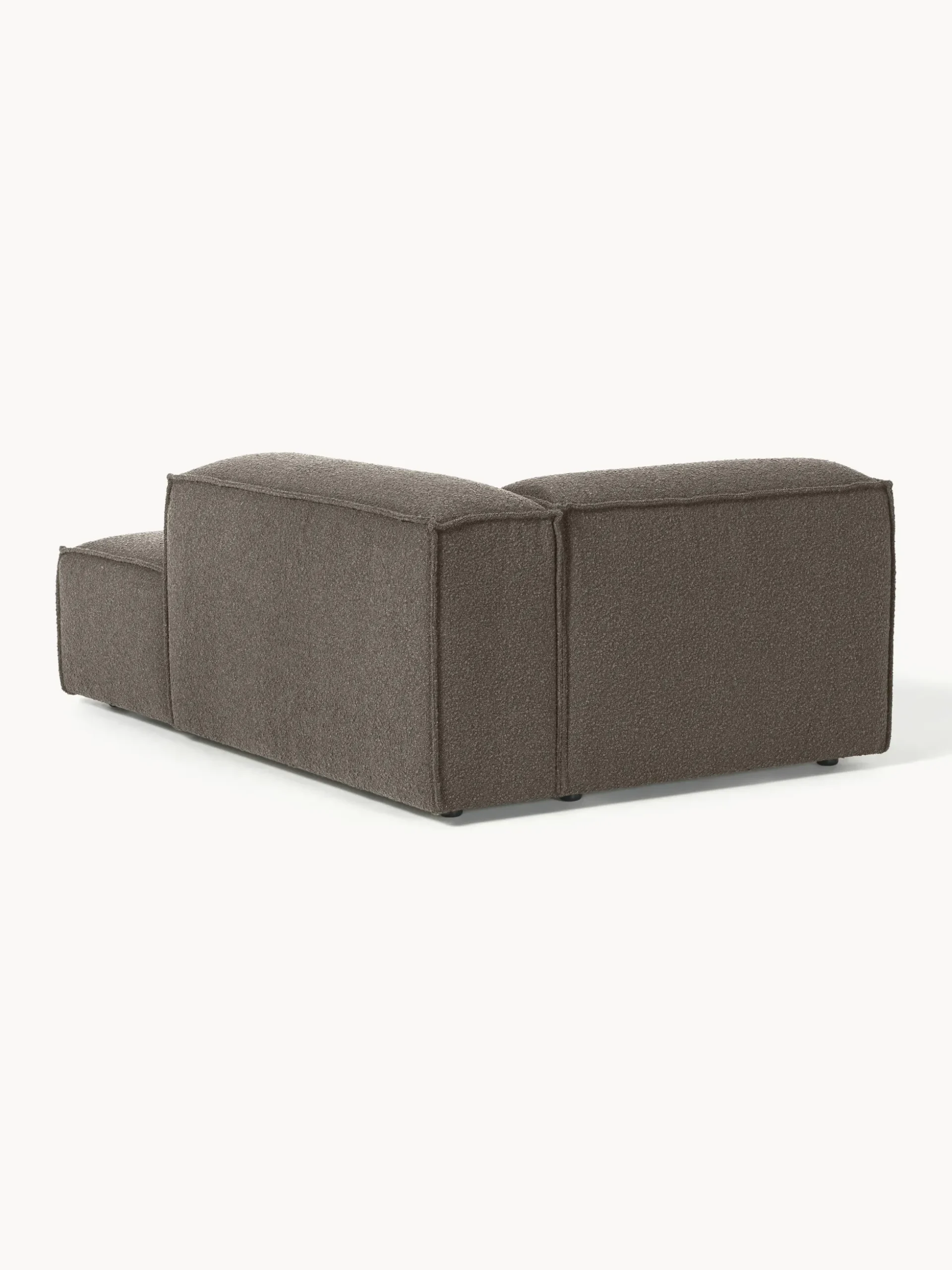 Modulo angolare chaise lounge in bouclé Lennon