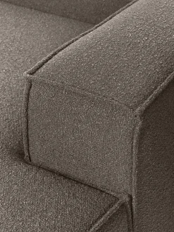 Modulo angolare chaise lounge in bouclé Lennon